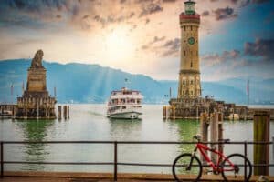 Lindau Bodensee am Hafen