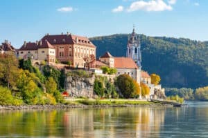 Donauufer Durnstein in der Wachau