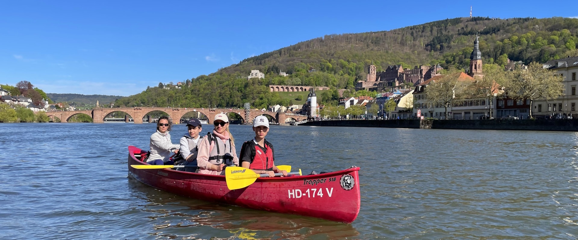 Kanutour nach Heidelberg