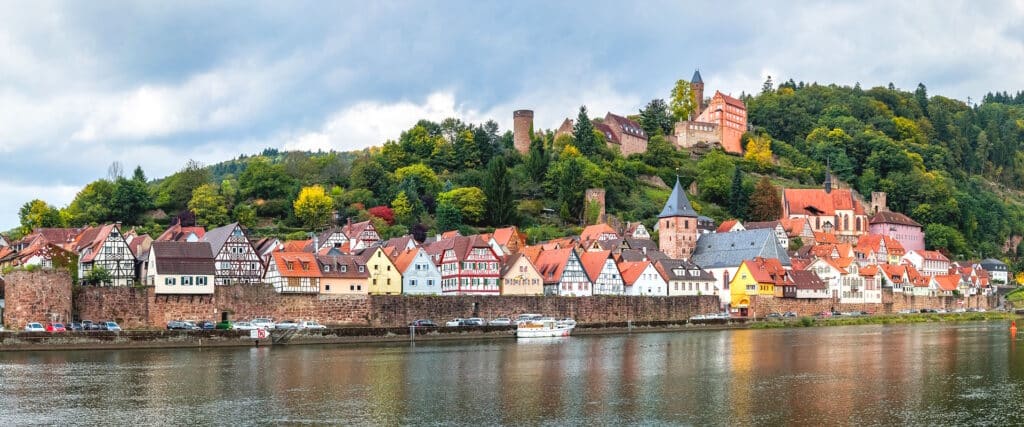 Altstadt und Burg Hirschhorn am Neckar