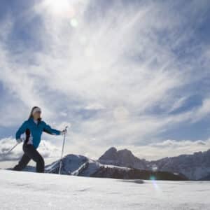 Winterwandern in den Dolomiten