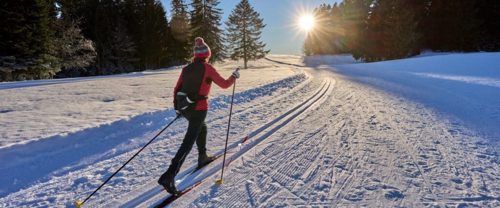 Langlauf am Abend