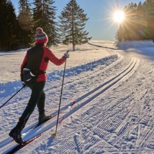 Langlauf am Abend