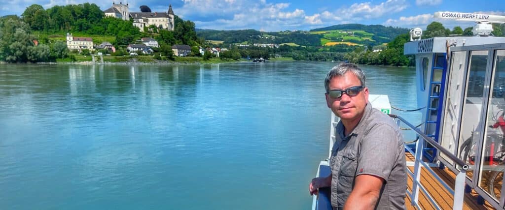 Donau Rad und Schiff