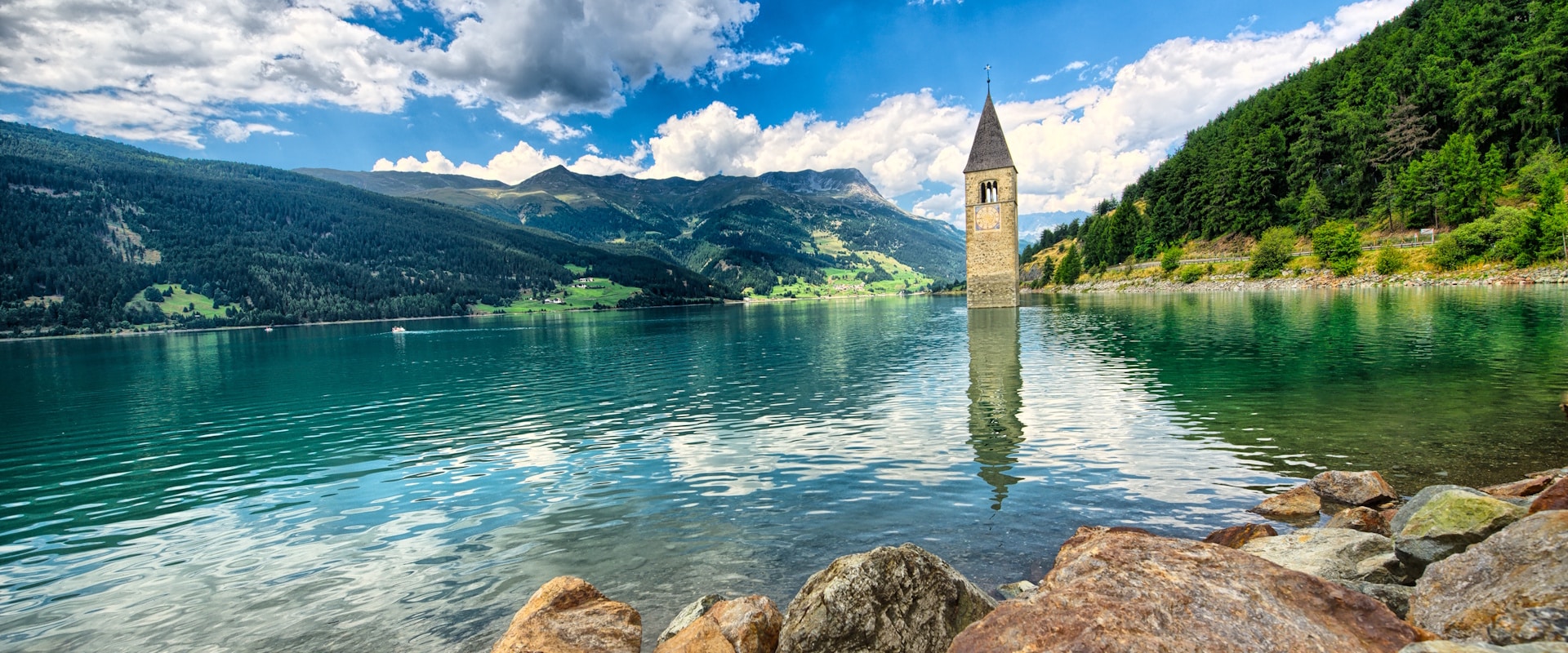 Reschensee am Reschenpass