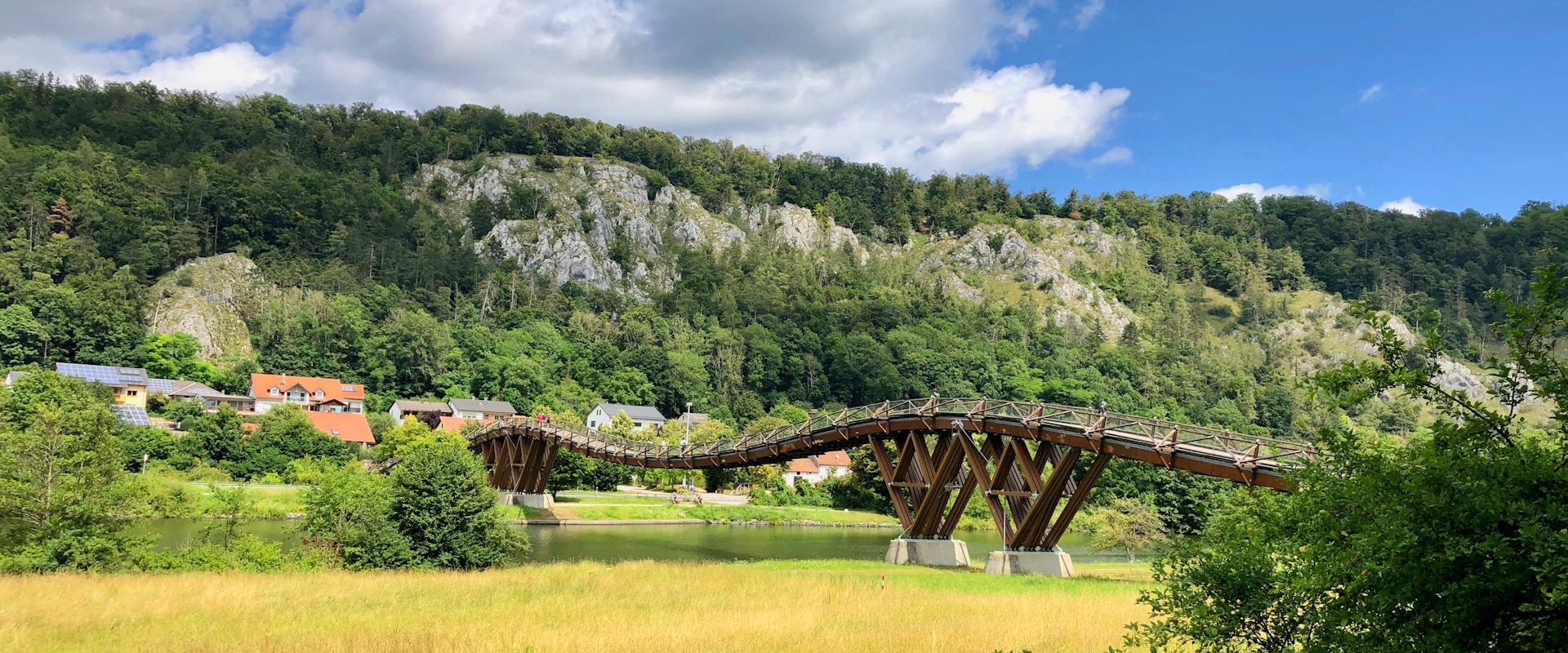 Altmuehl Essing Holzbruecke