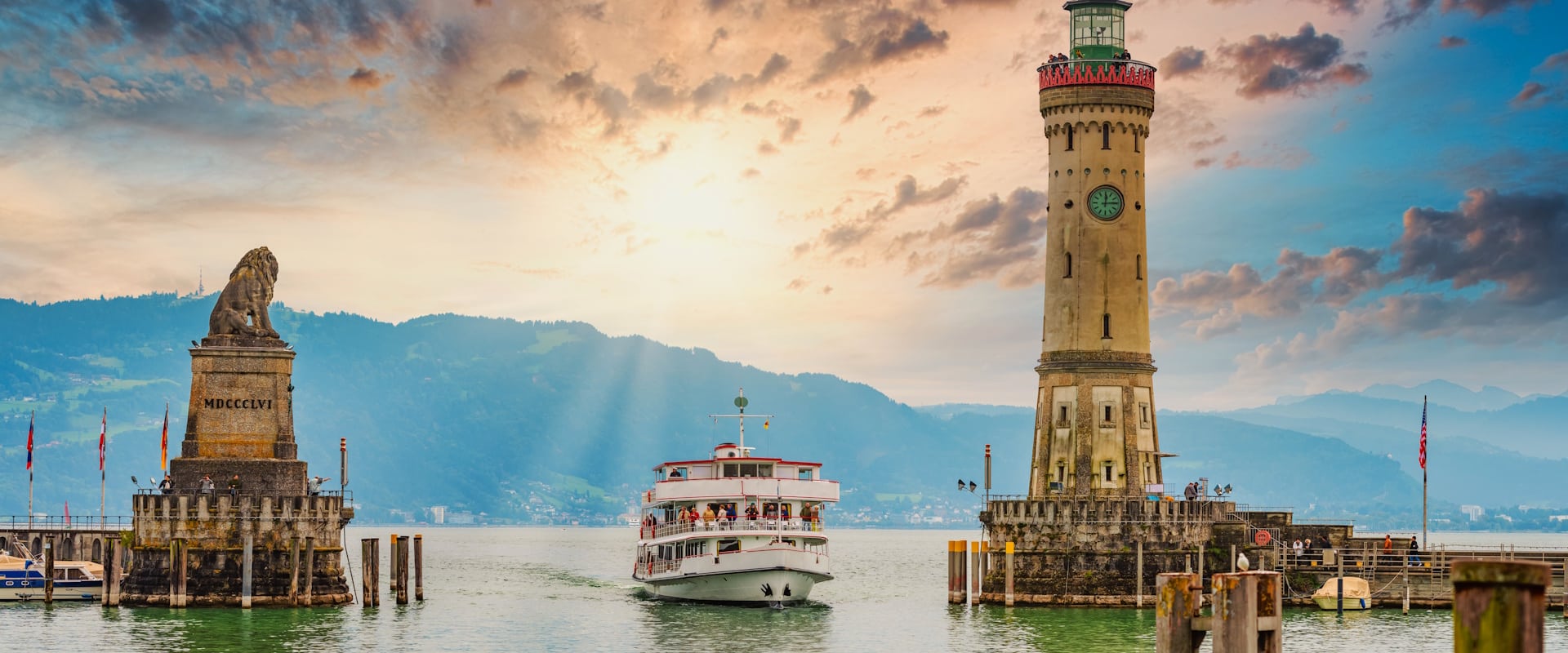 Lindau Bodensee am Hafen